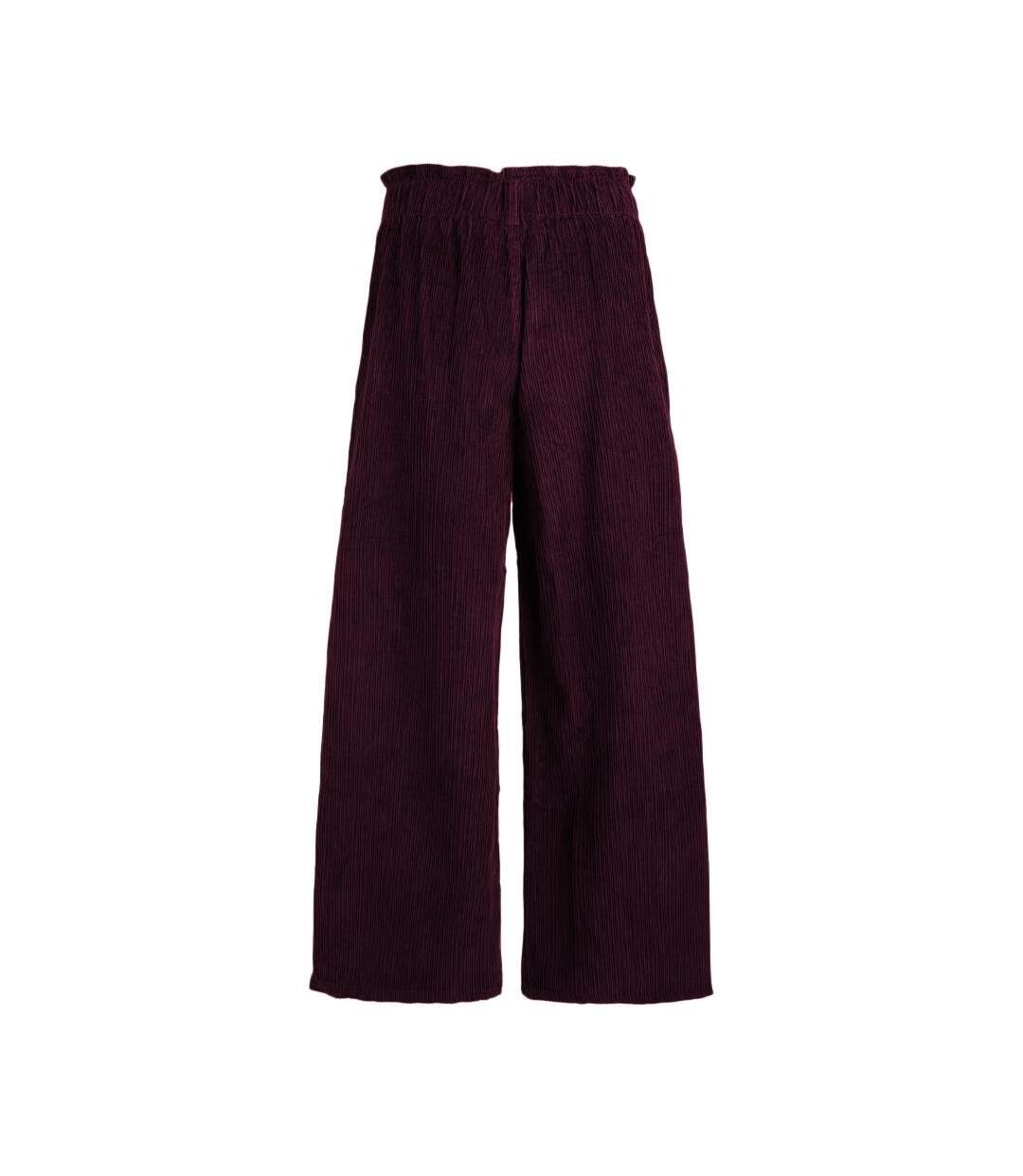 Pantalon fluide bordeaux femme teddy smith lylia-2