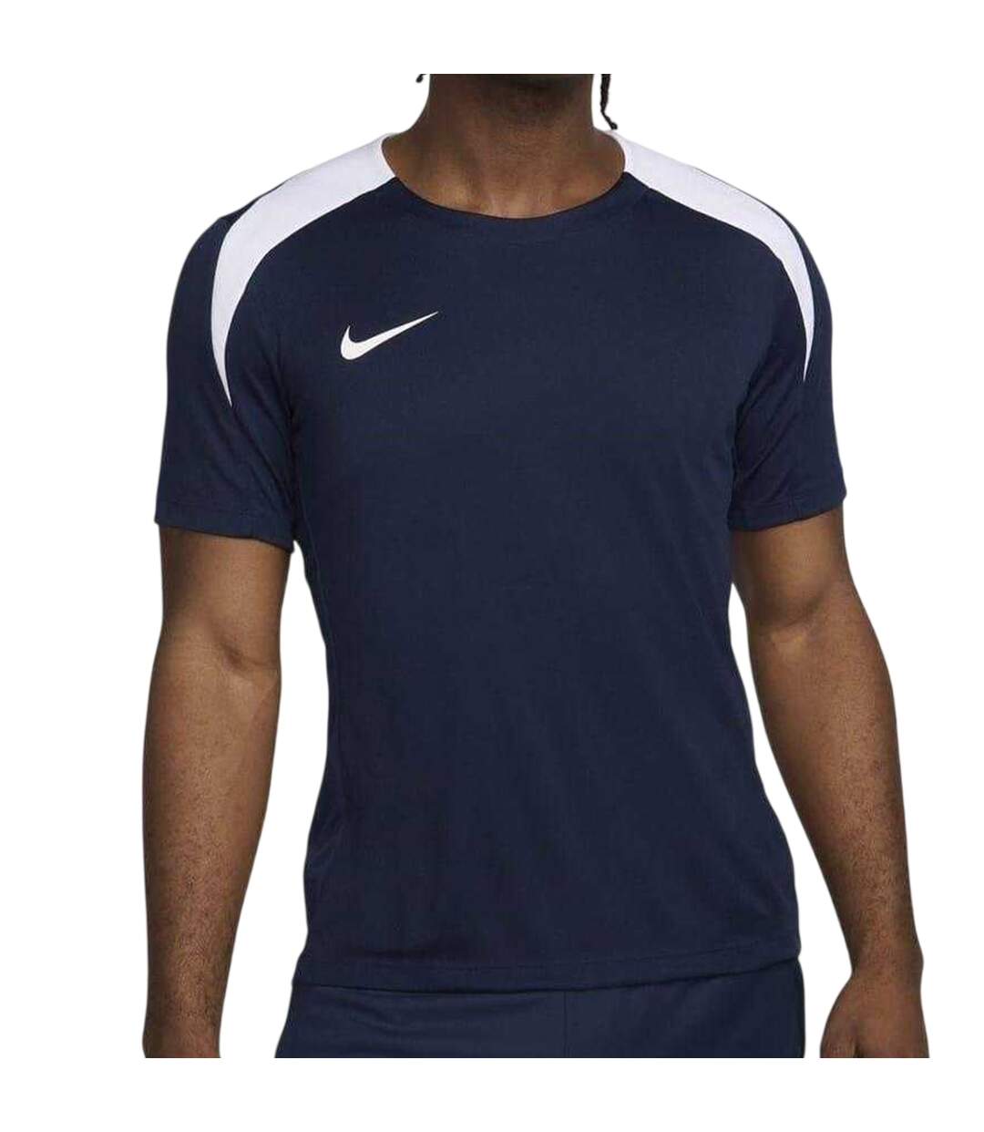 Maillot De Foot Strike Homme Bleu Foncé Blanc Nike-2