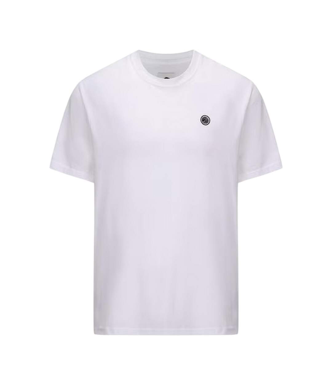 Mens Chest Logo Crew Neck T-shirt White Pretty Green-1
