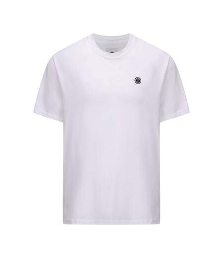 Mens Chest Logo Crew Neck T-shirt White Pretty Green