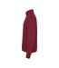 Mens sophomore zip neck sweatshirt burgundy Awdis