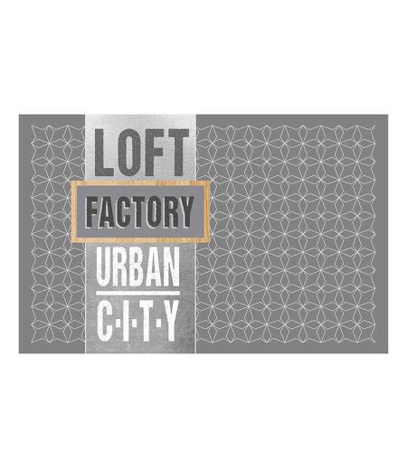Set de Table à Motifs Loft Urbain 28x44cm Gris