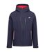 Veste Softshell Imperméable À Capuche Ajustable Motif/style Détail Contrasté Willsons Homme Anthracite Trespass-2