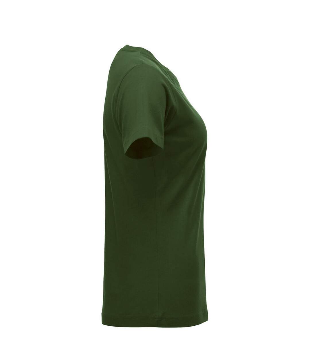 T-shirt New Classic Femme Vert Bouteille Clique-4