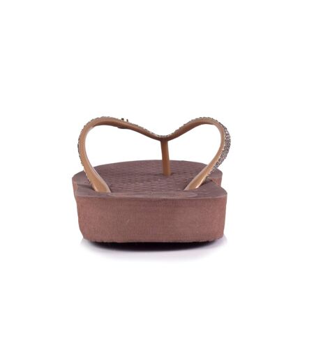 Isotoner Tongs femme souples, légères, résistantes à l'affaissement et durable.