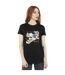 Disney Womens/Ladies Goofy Reading In Space Cotton Boyfriend T-Shirt (Noir) - UTBI48694-2