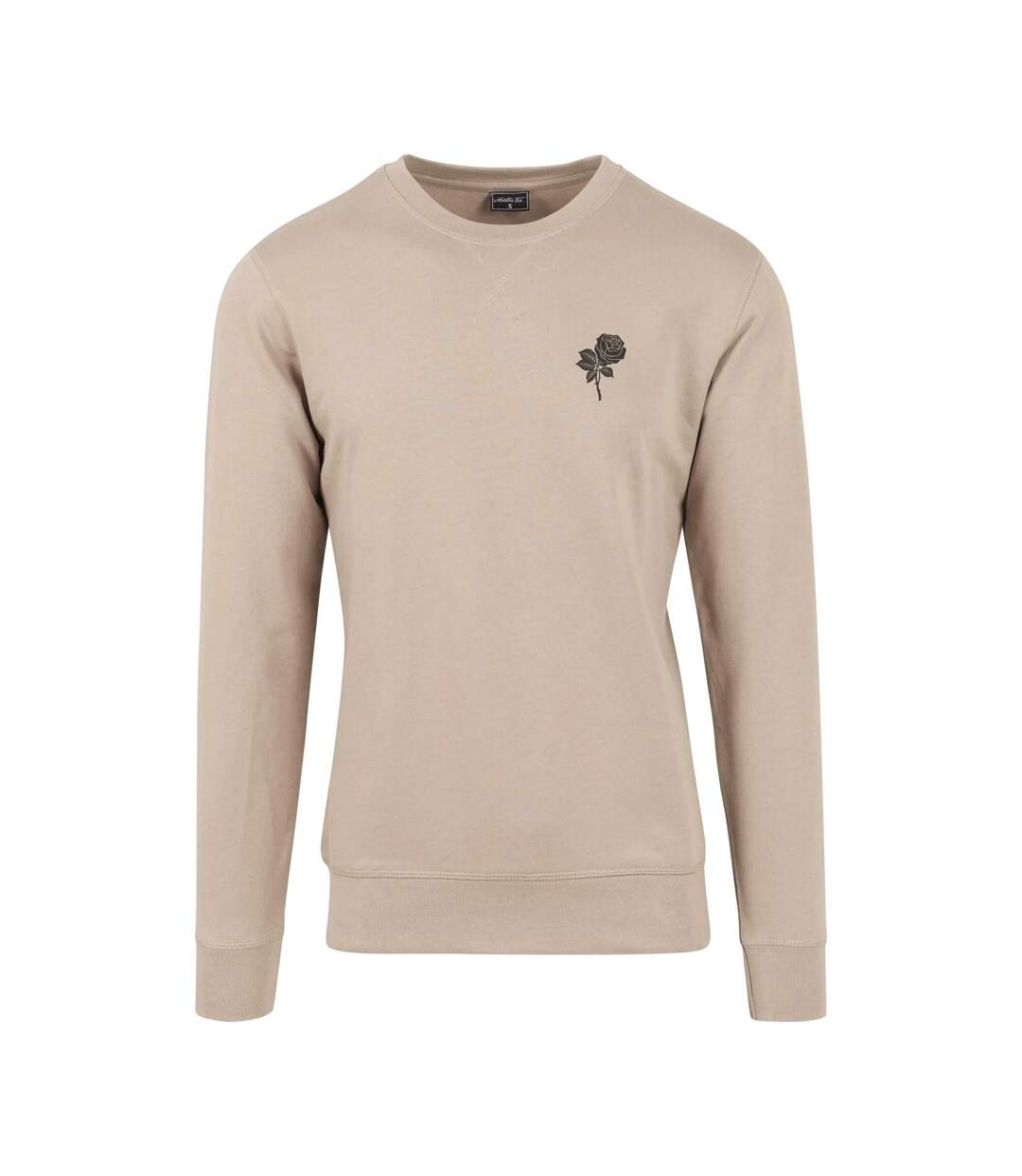 Mens Wasted Youth Crew Neck Sweatshirt Dark Sand Mister Tee-1