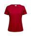 T-shirt Femme Rouge Tee Jays-1