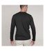 Kariban Mens Slim Fit Long Sleeve Crew Neck T-Shirt (Grey) - UTRW709
