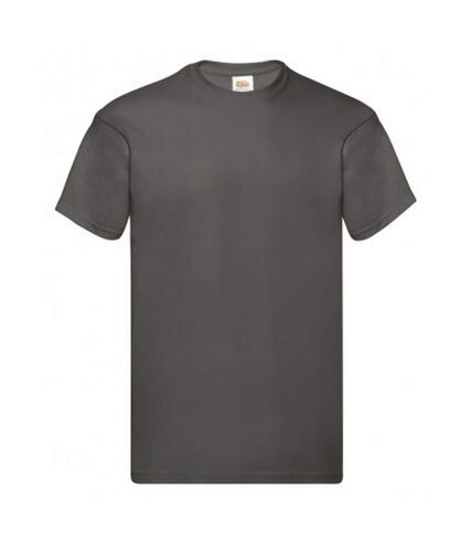 Fruit Of The Loom Mens Original Short Sleeve T-Shirt (Light Graphite)