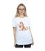 Disney Womens/Ladies The Jungle Book Classic Shere Khan Cotton Boyfriend T-Shirt (Blanc) - UTBI28352-2