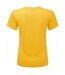 T-shirt Ion-charge Femme Jaune TriDri-2