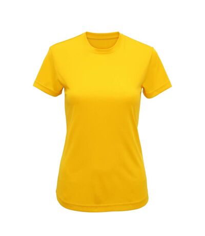 T-shirt sport femme jaune soleil Tri Dri