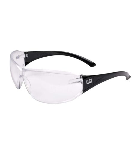 Shield Safety Frame Glasses One Size Clear Black Caterpillar