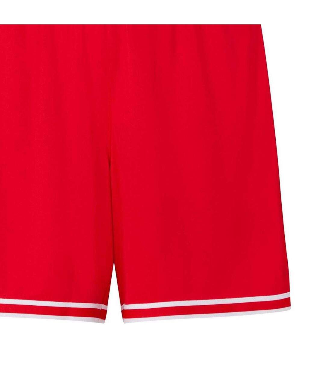 Womens/ladies Hoops Team Game Performance Shorts Red Puma-3