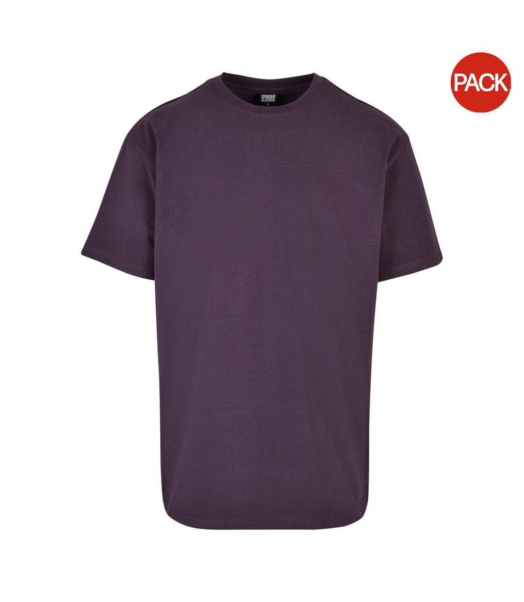 Pack Of 2  Mens Oversized T-shirt  Purple Night Urban Classics-1