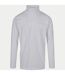 Build Your Brand Mens Turtle Neck Long-Sleeved T-Shirt (White) - UTRW8444
