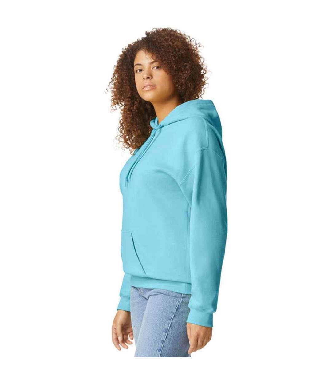 Sweat À Capuche Softstyle Adulte Ciel Gildan-3