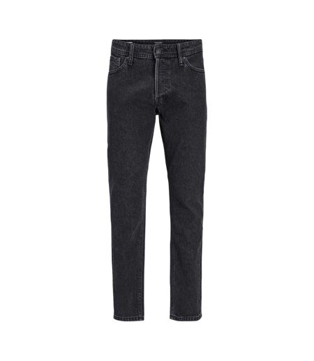 Mens Mid Rise Wide Leg Jeans Black Denim Jack And Jones
