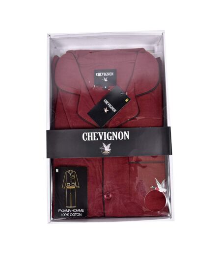 Pyjama Homme Long CHEVIGNON Boutonné