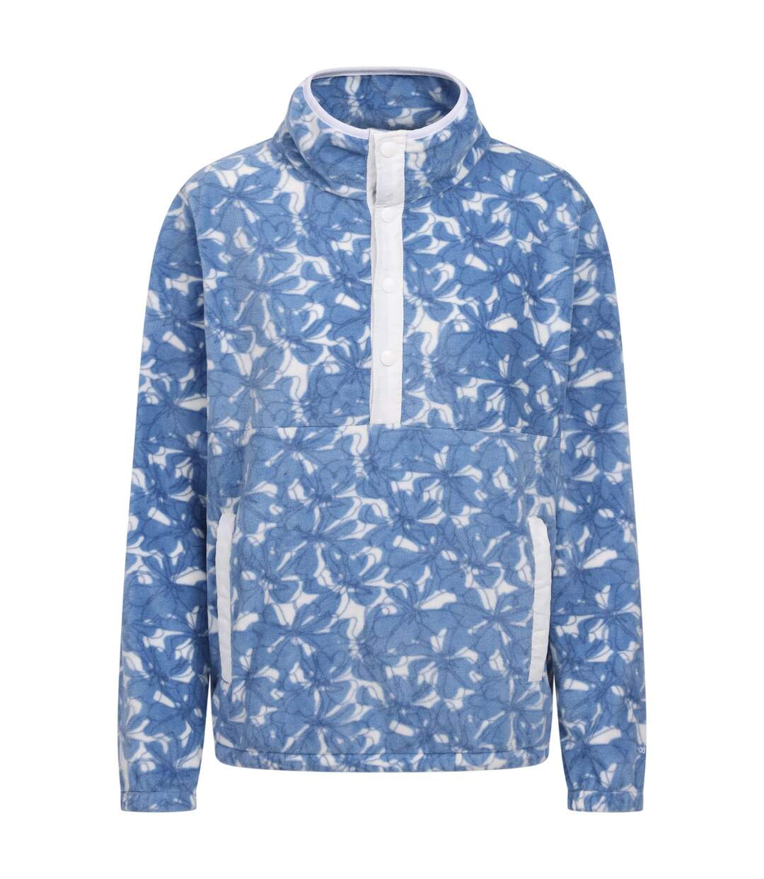 Womens/ladies Breker Fleece Top Coastal Blue Trespass-1