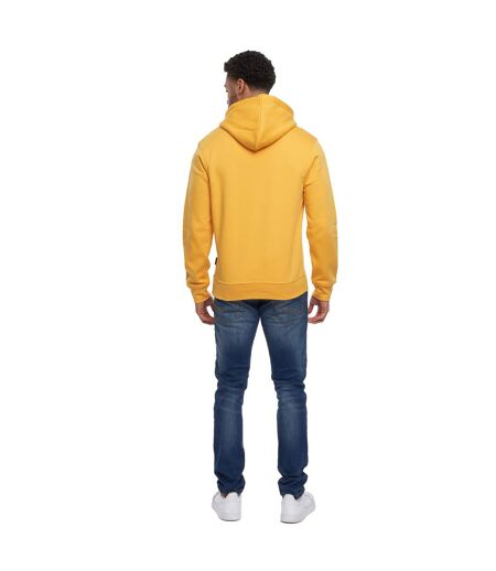 Sweat À Capuche Meshouts Homme Jaune Crosshatch