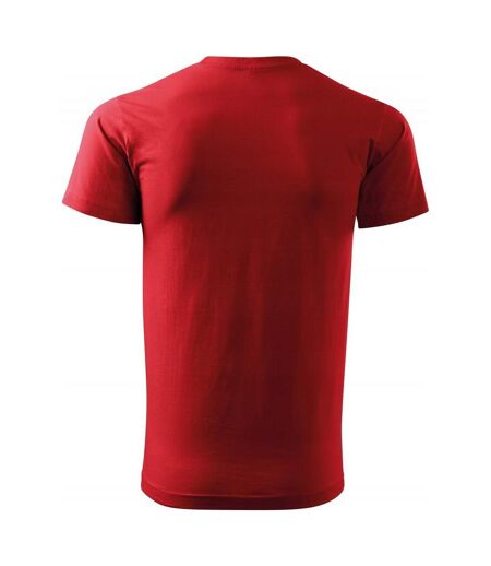 Unisex Adult New Heavyweight T-shirt Red Adler