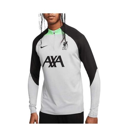 Liverpool sweat training gris homme nike drill top - l
