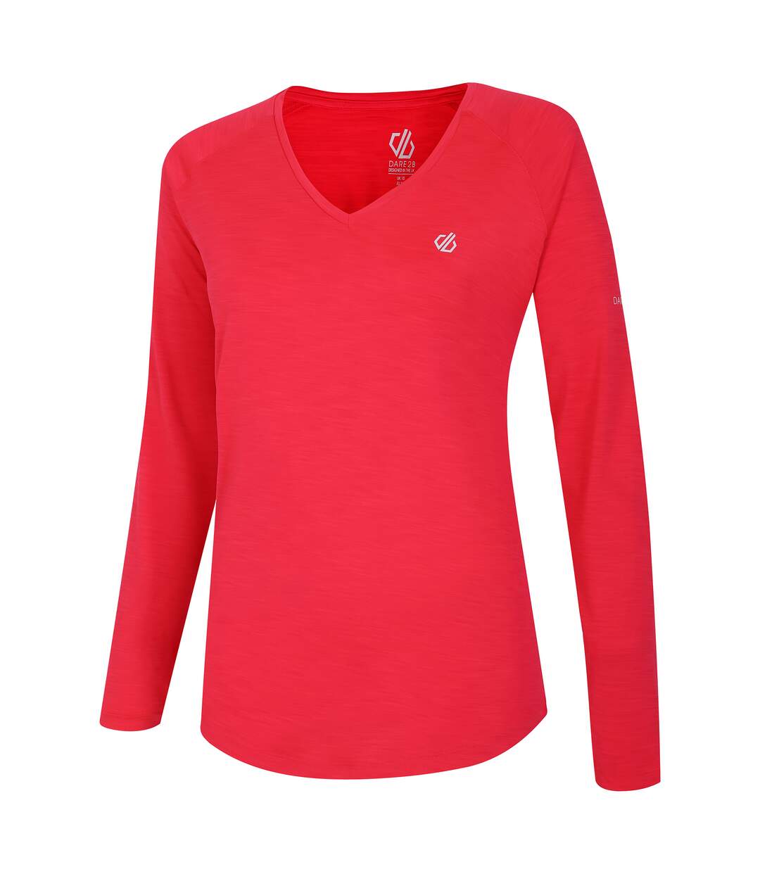 T-shirt De Sport Discern Femme Rose Néon Dare 2B-3