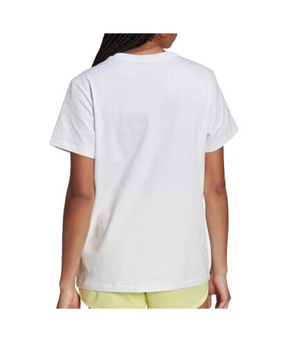T-shirt Blanc Femme Adidas Collegiate