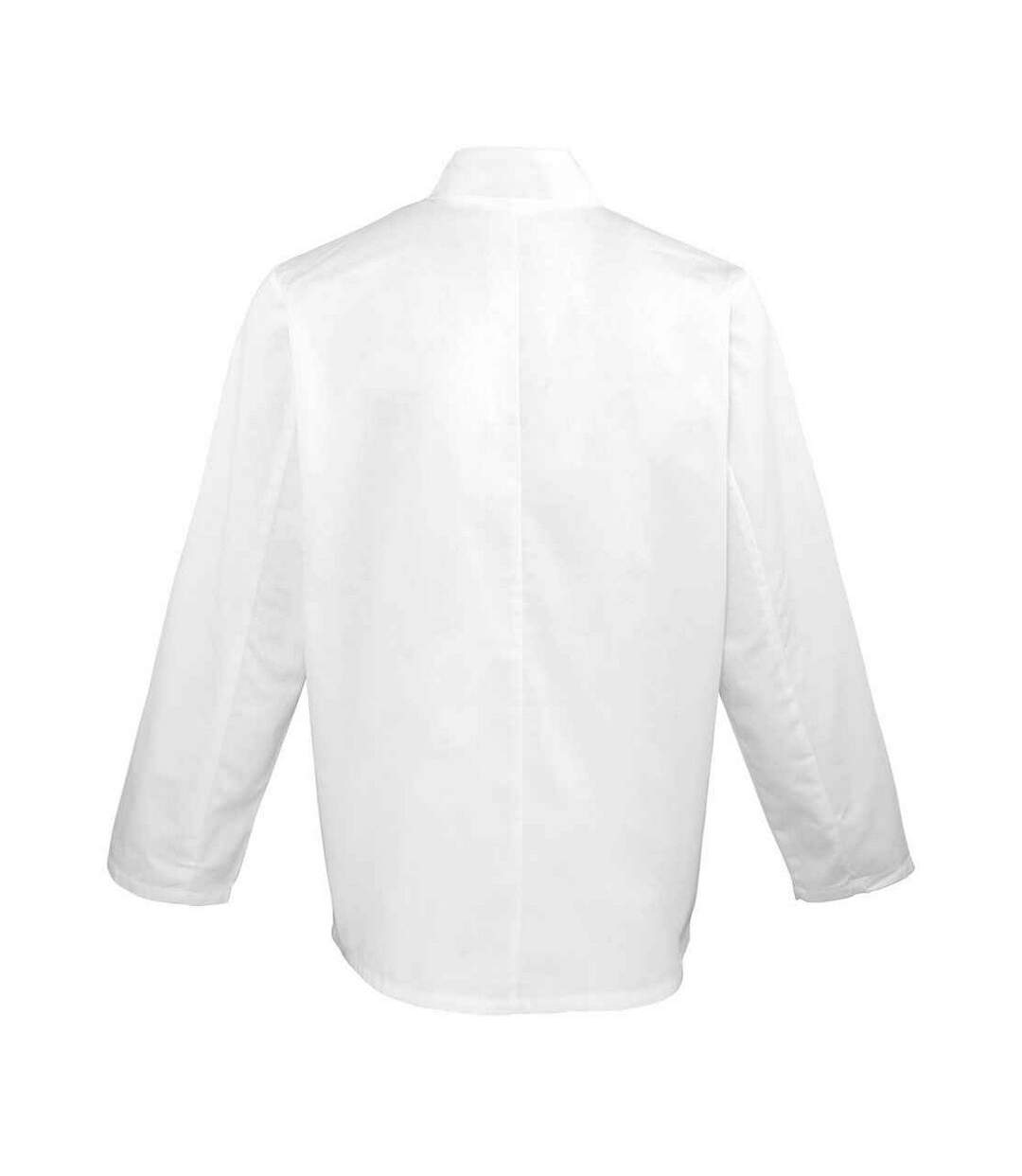 Unisex Adult Long-sleeved Chef Jacket White Premier-2