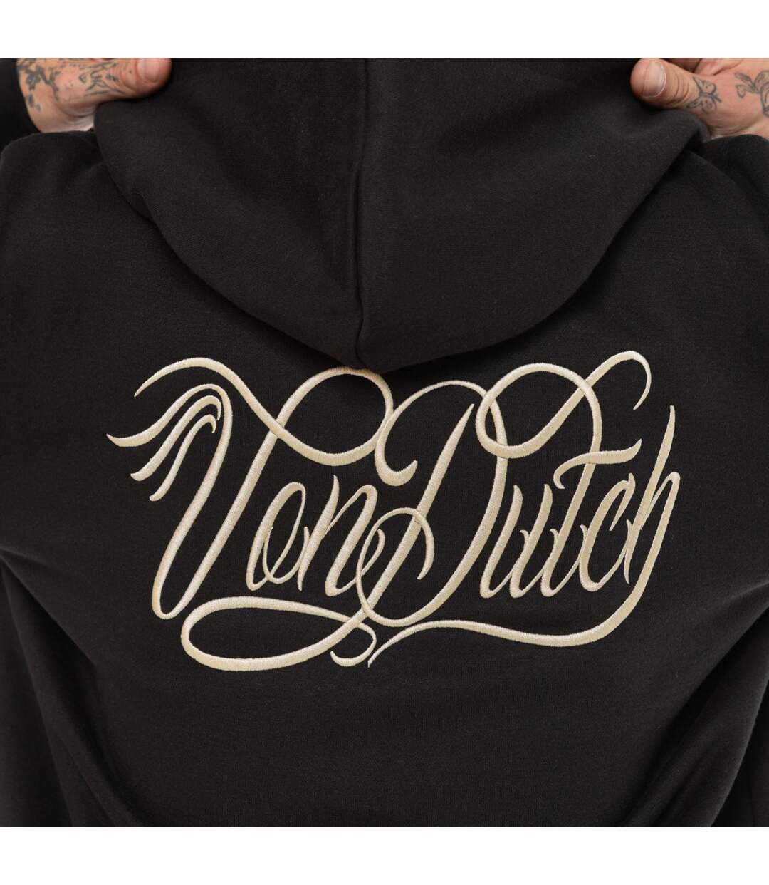 Sweat à capuche en molleton avec broderie Izan Vondutch-4