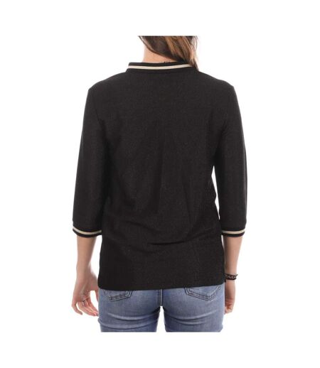 Polo noir femme teddy smith lara - s