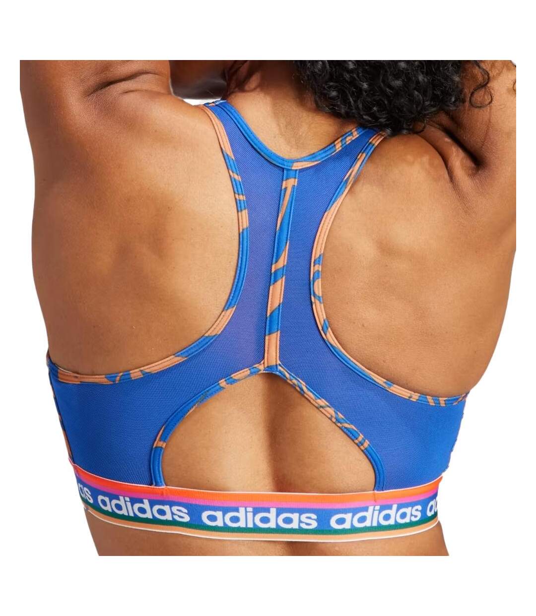 Brassière Bleu/Marron Femme Adidas IM2370 - XS