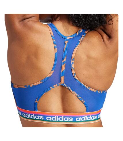 Brassière Bleu/Marron Femme Adidas IM2370 - L