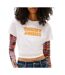 T-shirt blanc/jaune femme tommy hilfiger tjw reg essential-1