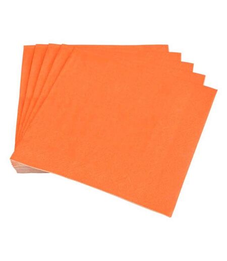 Lot de 20 Serviettes en Papier Vitamine 33x33cm Terracotta