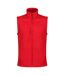 Regatta Mens Flux Softshell Bodywarmer / Sleeveless Jacket Water Repellent And Wind Resistant (Classic Red) - UTRG1493