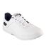 Mens go golf drive 5 leather golf shoes white/navy Skechers-1