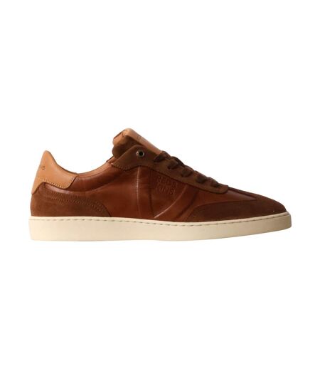 Basket Cuir Redskins Quadri