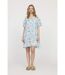 Robe manches courtes coton loose LAGE-2