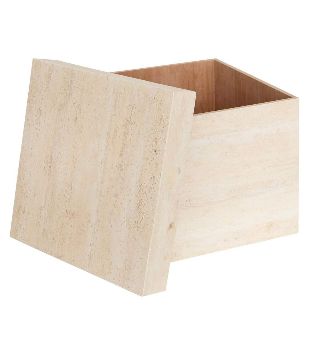 Lot de 3 Boîtes de Rangement Tineo 33cm Beige-3