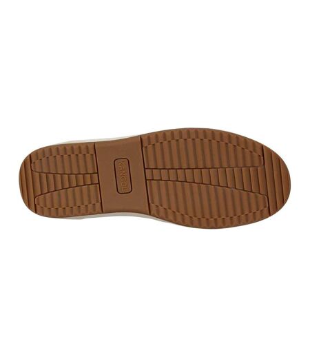Mens Canary Leather Trainers Brown Kangol