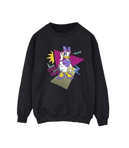 Disney Sweatshirt cool Daisy Duck Femme/Ladies (Noir) - UTBI28449
