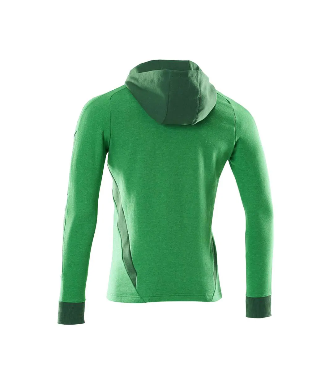 Mens Accelerate Full Zip Hoodie Grass Green Green Mascot-2
