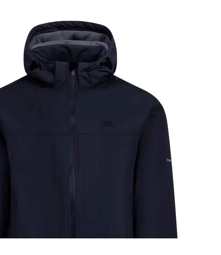 Veste Imperméable Unie À Capuche Ajustable Macsween Homme Noir Trespass