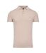 Mens Knitted Short-sleeved Polo Shirt Stone Raging Bull-2