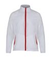 2786 - Veste de pluie légère - Homme (Blanc/Rouge) - UTRW2501