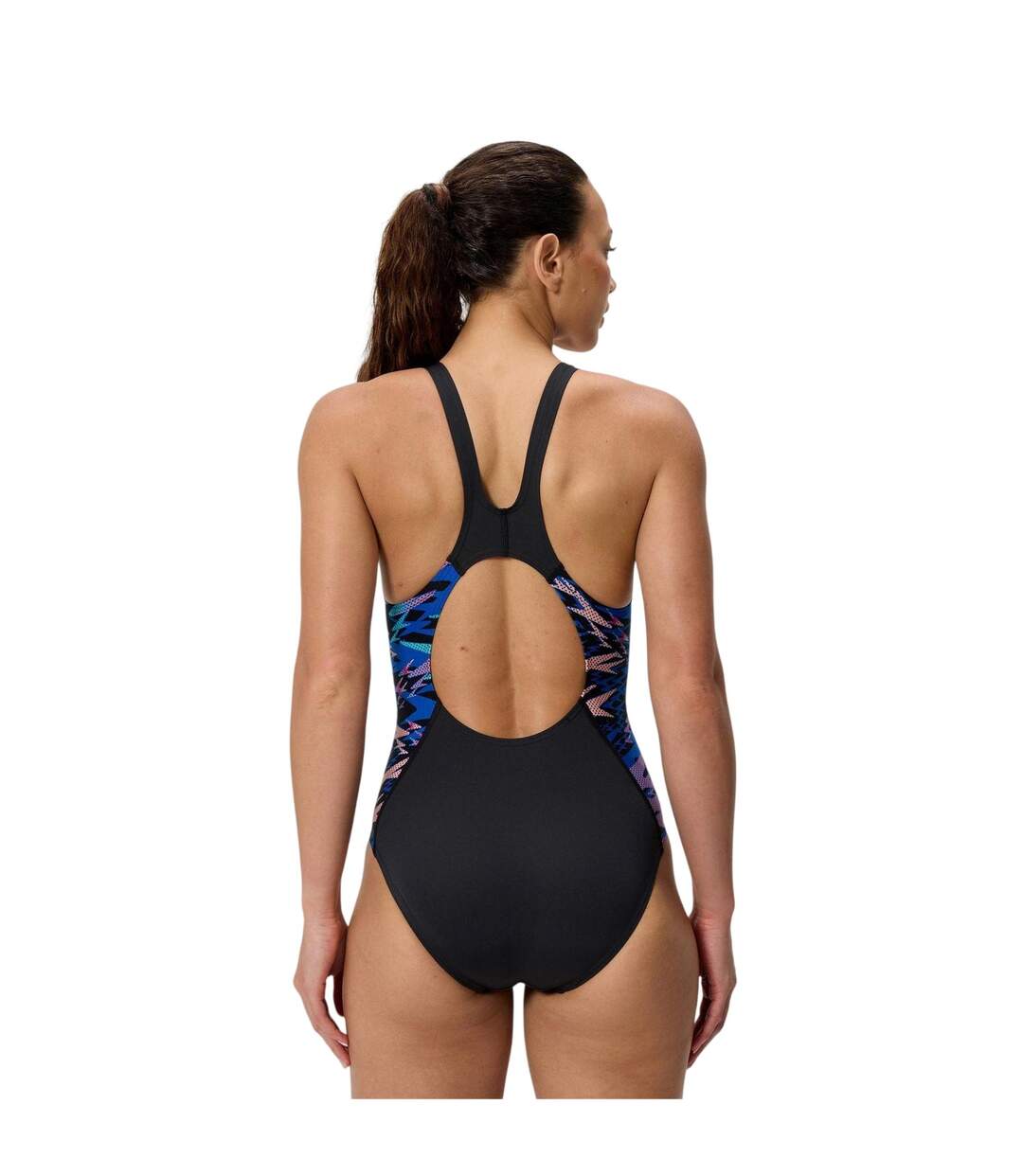 Maillot De Bain 1 Pièce Motif/style Imprimé Hyperbloom Splice Femme Anthracite Rose Imprimé Speedo-2