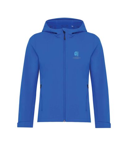 Womens/ladies makalu recycled polyester soft shell jacket royal blue Iqoniq
